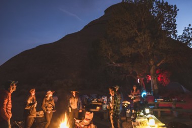 Camping, Friendsgiving style.